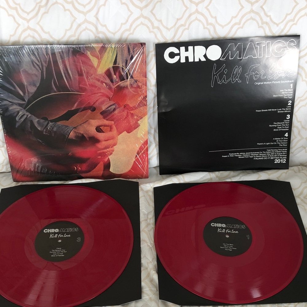 Chromatics - Kill For Love 2012 - 2 Red LP Vinyl Record Albums Please Read Post